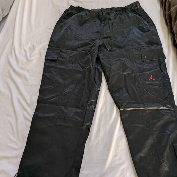 Black Nike Air Jordan Cargo Pants - Picture 1 of 7